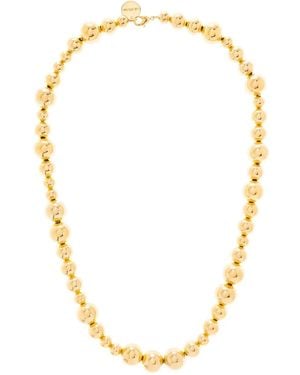 LIE STUDIO Elly Beaded Necklace - Metallic