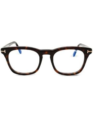 Tom Ford Square-Frame Full-Rim Eyeglasses - Brown