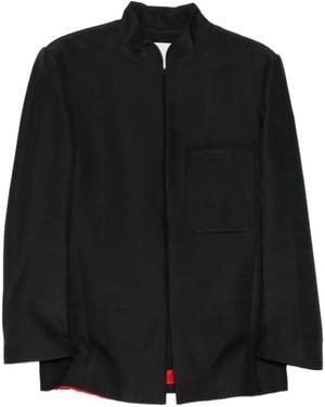 Samuel Guì Yang Mandarin-Collar Jacket - Black