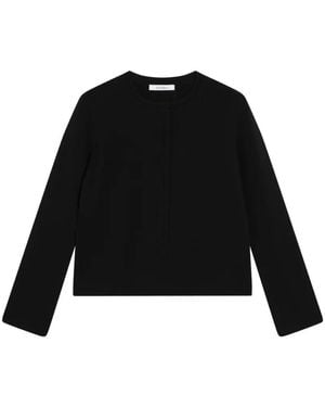 Max Mara Round-Neck Long-Sleeved Cardigan - Black