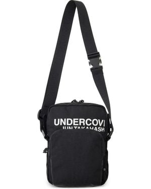 Undercover Bolso de hombro con logo - Negro