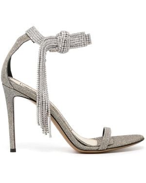 Alexandre Vauthier Diana Sandals - Metallic