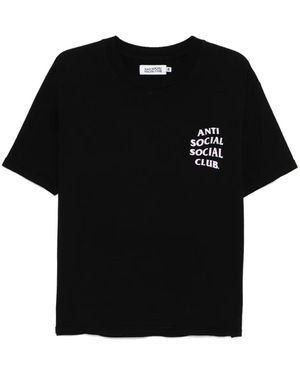 ANTI SOCIAL SOCIAL CLUB T-Shirt Mind Games Weathered - Noir
