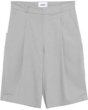 Bonsai Pleated Shorts - Grey