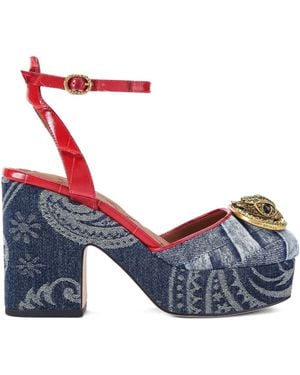 Kurt Geiger Chelsea Sandalen 105mm - Blau