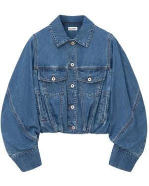 Loewe Denim Cotton Jacket - Blue