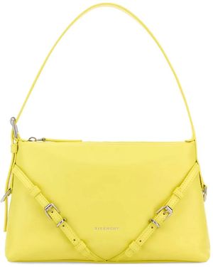 Givenchy Mini Voyou Buckle Shoulder Bag - Yellow