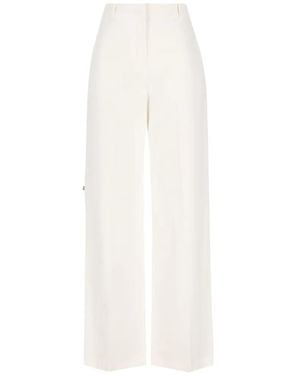 Fendi Cotton Trousers - White