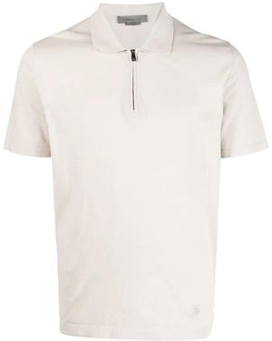 Corneliani Klassisches Poloshirt - Weiß