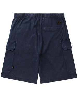 Alpha Industries Cotton Shorts - Blue