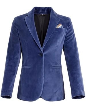 Circolo 1901 Single-Breasted Blazer - Blue
