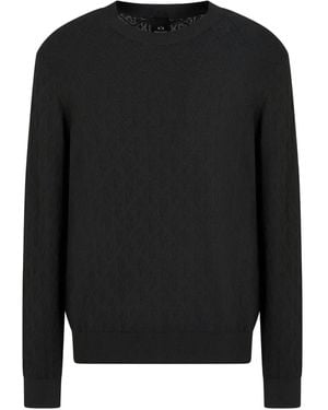 ARMANI EXCHANGE Crew-Neck Jumper - Black