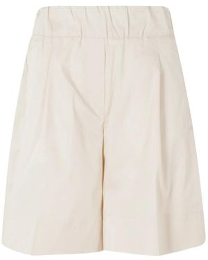 Myths Bermudas Con Cinturilla Elástica - Blanco