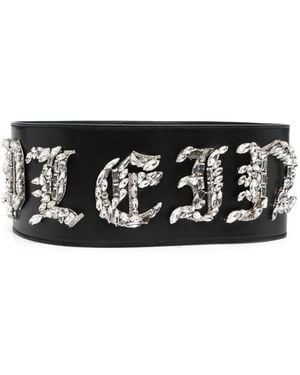Philipp Plein Verzierter Gürtel - Schwarz