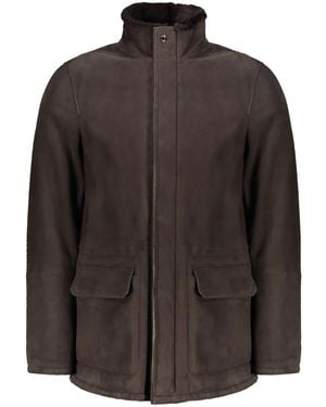 Moorer Leather Jackets - Brown