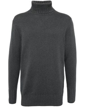 N.Peal Cashmere Brompton タートルネック セーター - グレー
