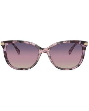 COACH Tortoiseshell-Effect Cat-Eye Sunglasses - Purple