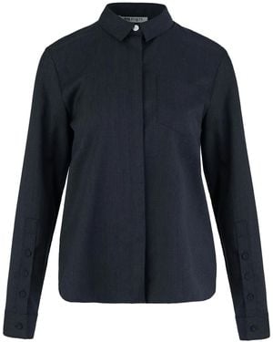 Ports 1961 Iconic Wollen Blouse - Blauw