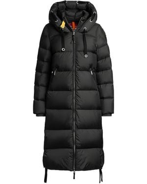 Parajumpers Quilted-Pattern Padded Coat - Black