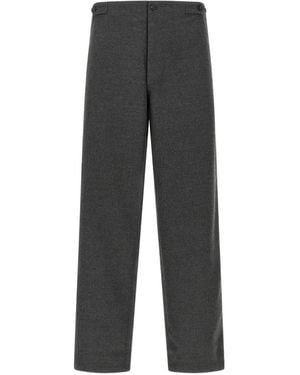 Cellar Door Button Trousers - Grey