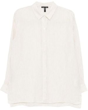 Eileen Fisher Camicia A Righe - Bianco