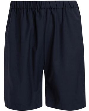 Brian Dales Elasticated-Waistband Shorts - Blue