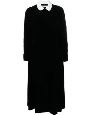 Tory Burch Peter Pan Collar Dress - Black