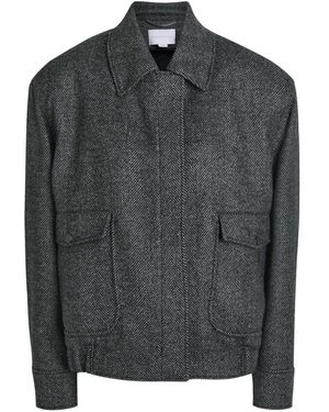 Stella McCartney Flap-Pocket Herringbone Jacket - Gray