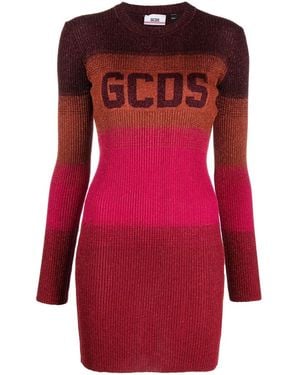 Gcds Gestreiftes Minikleid - Rot