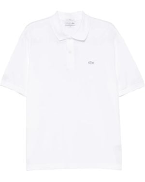 Lacoste Logo-Embroidered Polo Shirt - White