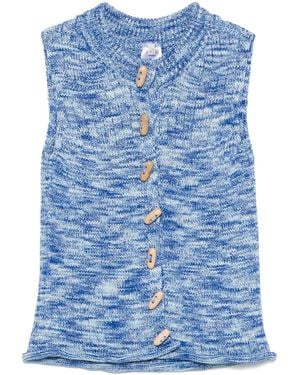 Baserange Canotta Drip - Blu