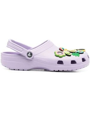 Crocs™ パッチワーク サンダル - パープル