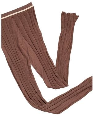 Isa Boulder Tinypleat pleated trousers - Braun