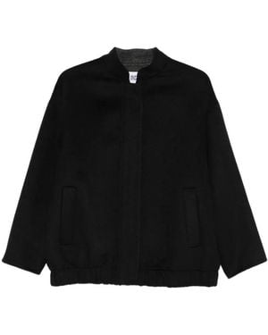Alpha Studio Bomber Con Zip - Nero