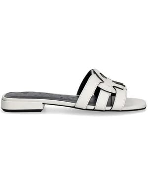 Furla Summer Cut-Out Sandals - White