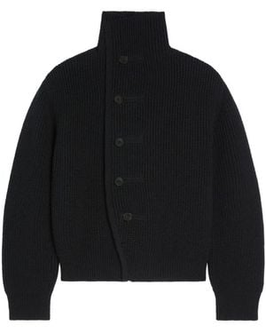 Dries Van Noten Chunky Wool Cardigan - Black