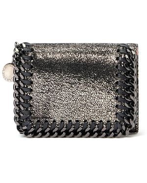 Stella McCartney Falabella Tri-Fold Wallet - Grey