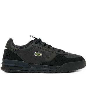 Lacoste Slam Break Leather Sneakers - Black