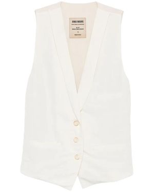 Uma Wang Jill Waistcoat - White