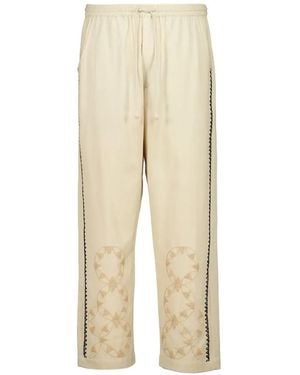 BAZISZT Sferic Straight-Leg Pants - Natural