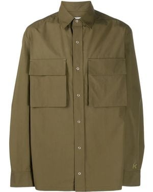 KENZO Long-Sleeved Utility Shirt - Green