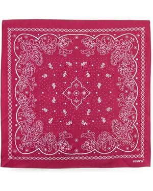 Levi's Paisley-Print Bandana - Pink