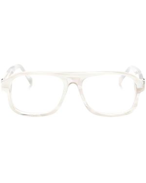 Moncler Occhiali Ml5198 001 Squadrati - Bianco