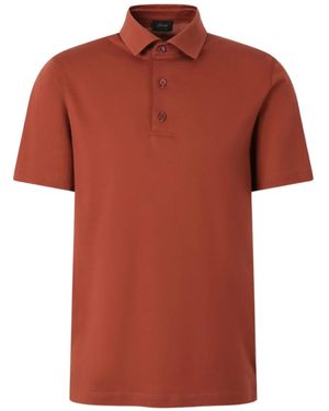 Brioni ショートスリーブ ポロシャツ - レッド