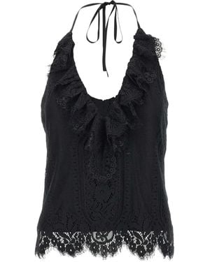 Herskind Top Con Ruches - Nero