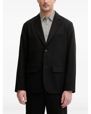 ARMANI EXCHANGE Buttoned Blazer - Black