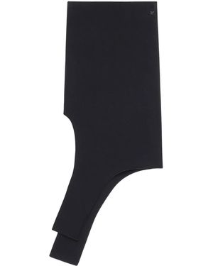 Courreges Gestrickter Slash Rock - Schwarz
