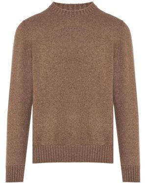 Barba Napoli Maglione Girocollo - Marrone
