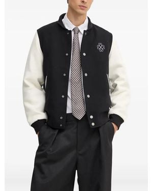 Benetton Jack Met Knoopsluiting - Zwart