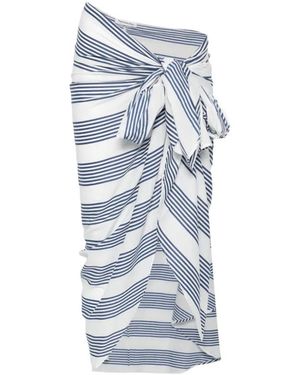 Frankie Shop Thira Striped Skirt - Blue